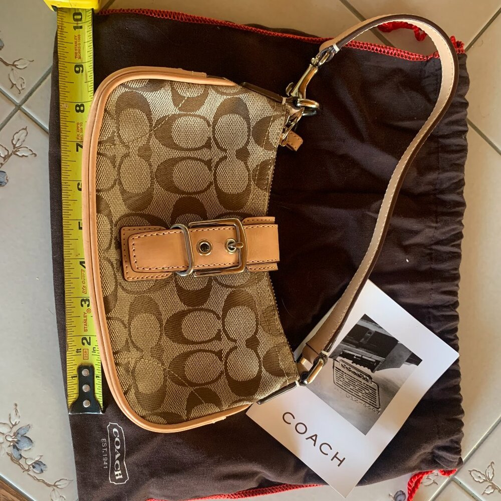 OG Classic Coach Bag w/Monogram and Buckle